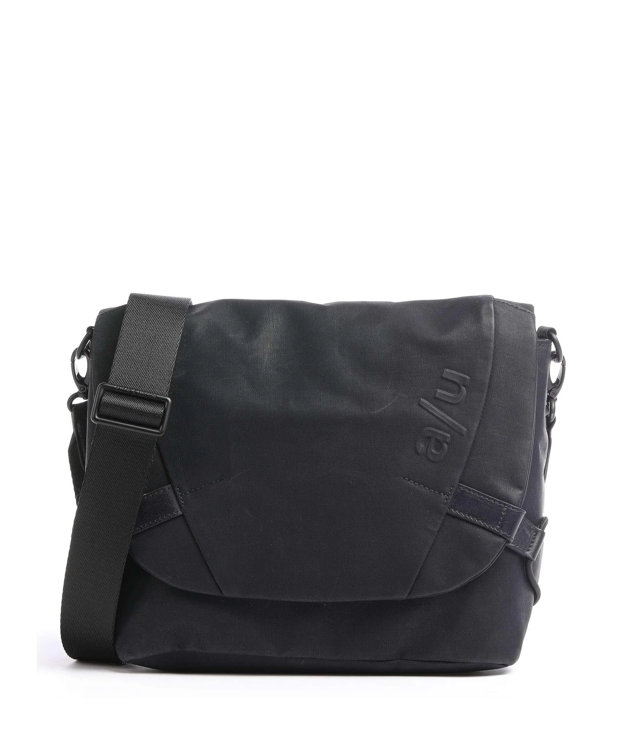 Aunts & Uncles Japan Sendai Borsa messenger cotone biologico nero  