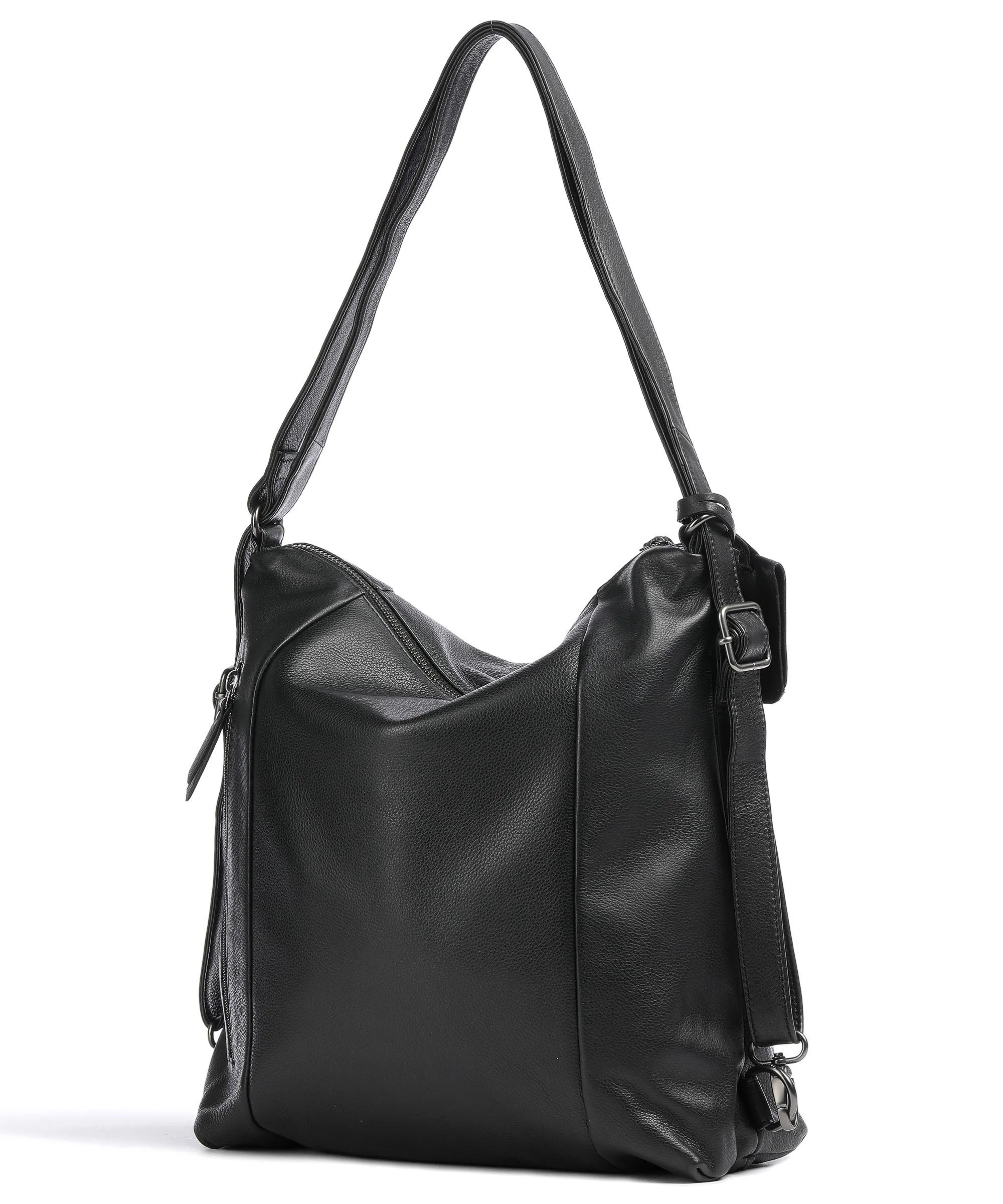  Burkely Just Jolie Borsa a zainetto pelle granulata nero  