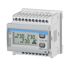 Contatore di energia Carlo Gavazzi, EM2172D, 3 fasi, display LCD a 7 cifre