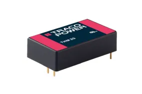 Convertitore c.c.-c.c. 20W, Vin 9 → 18 V c.c., Vout ±15V cc, 5kV ac Sì