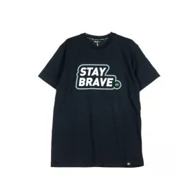 MAGLIETTA STAY BRAVE BLACK