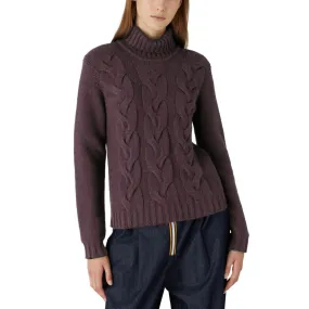 Maglione Clairie Braid Violet Dusty