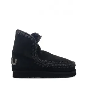 MOU STIVALETTO FW101050A ESKIMO 18 GLITTER LOGO NERO