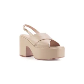 NINE WEST Sandalo Tacco Medio Donna - 101484328S16 Cuoio  