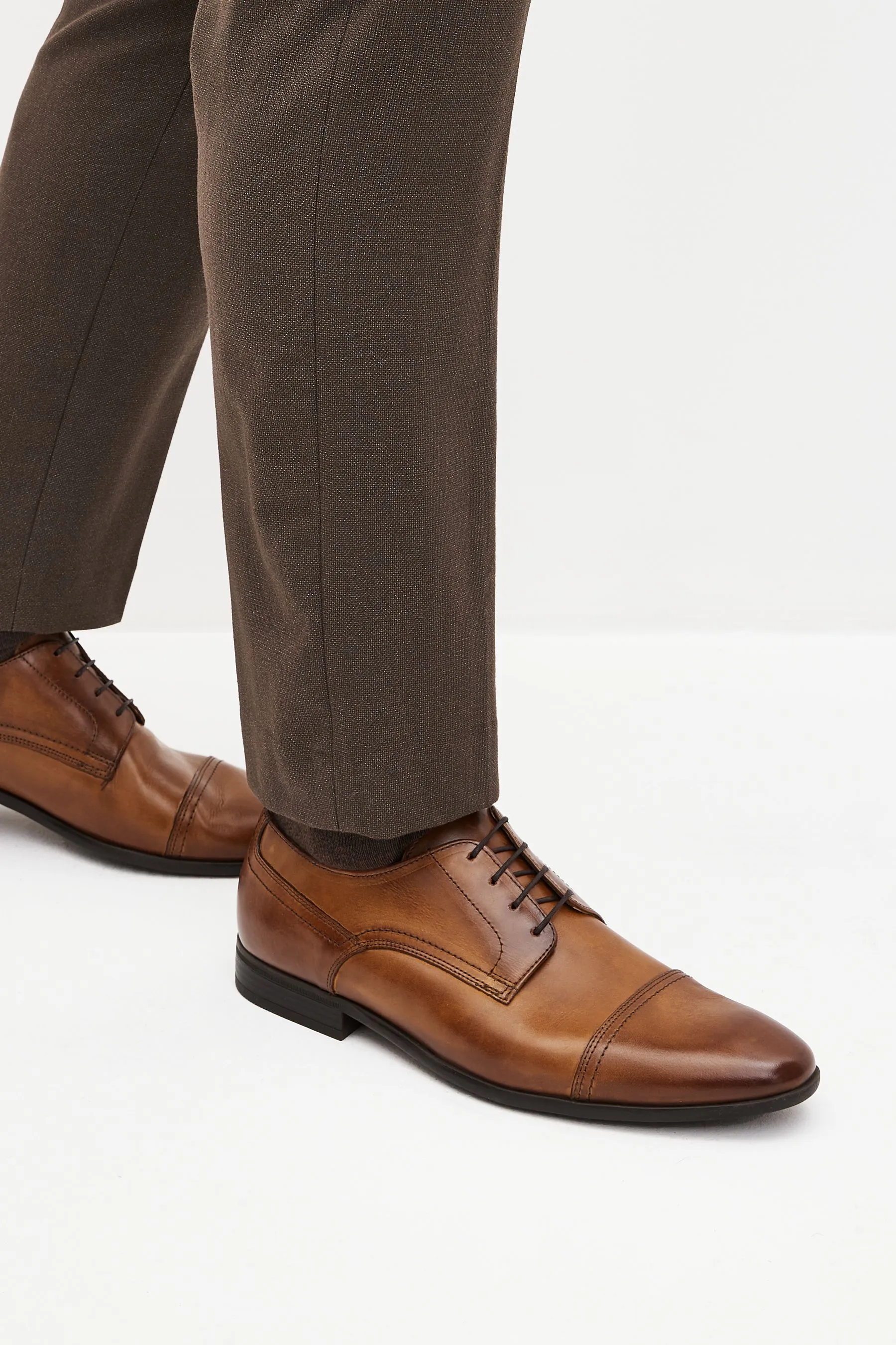 Scarpe Derby toe Scarpe in pelle
