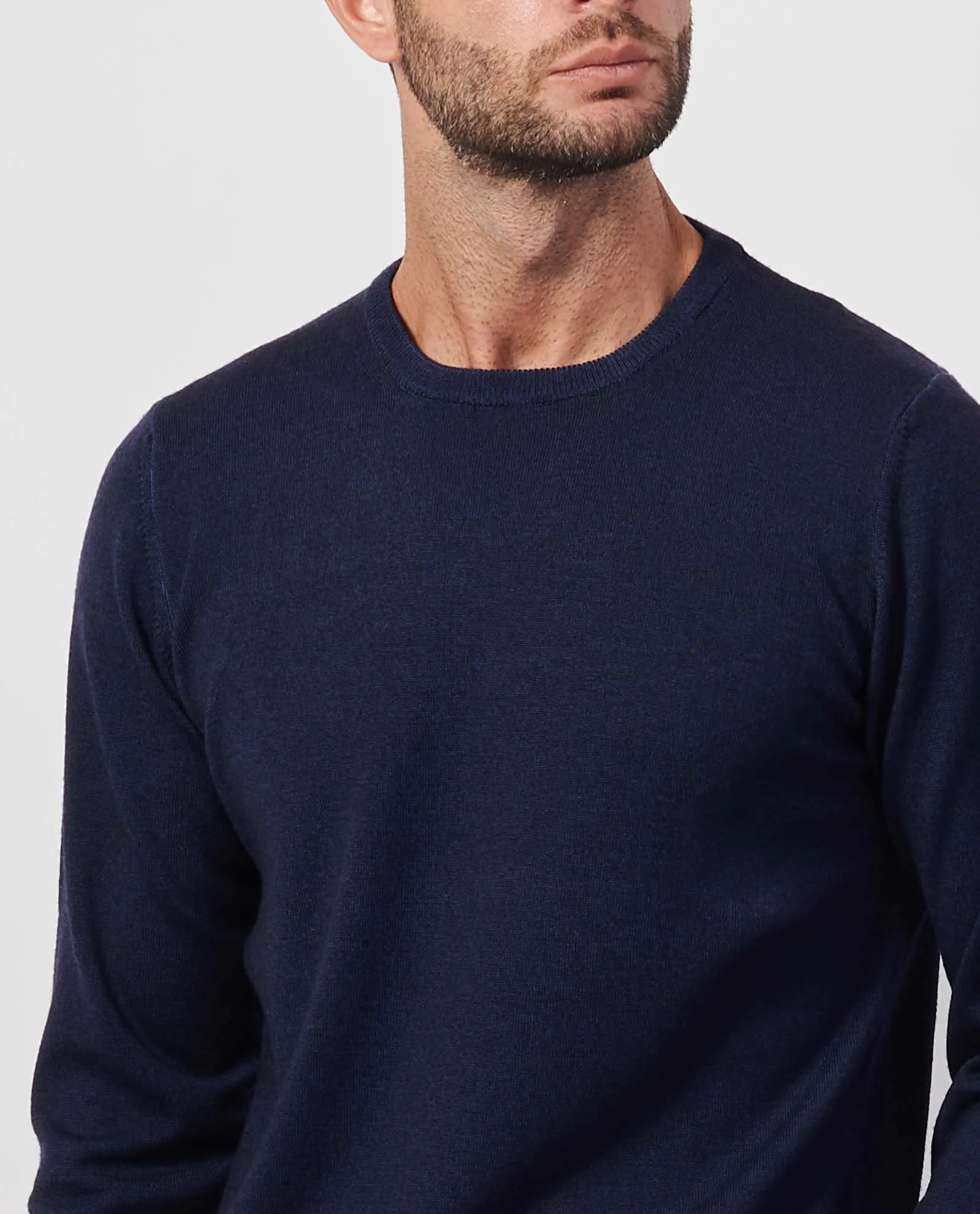 SETTE/MEZZO      Maglione uomo Settemezzo in lana merino