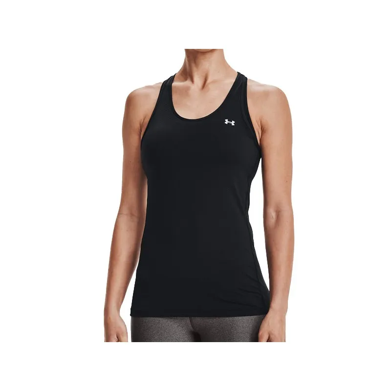 UNDER ARMOUR HEATGEAR® RACER CANOTTA DONNA CROSSFIT TRAINING - NERO