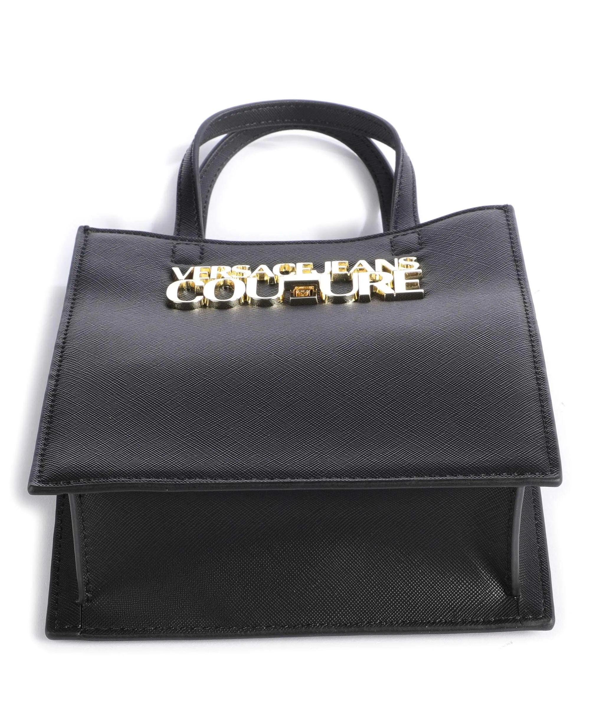  Versace Jeans Couture Logo Lock Borsa a tracolla pelle sintetica nero  